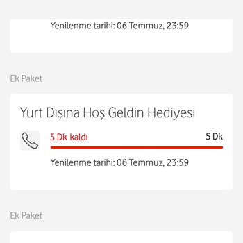 Vodafone Onaysız Tarife Değişikliği Ve Haksiz Alınan Limit Asimi Ücreti