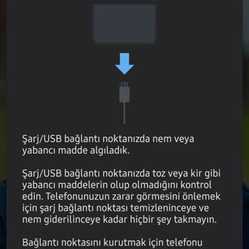 Samsung Telefon Samsung USB Nem Ve Toz Hata Sorunu
