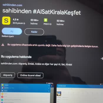 Sahibinden Uygulaması Sorumlu Açılmıyor
