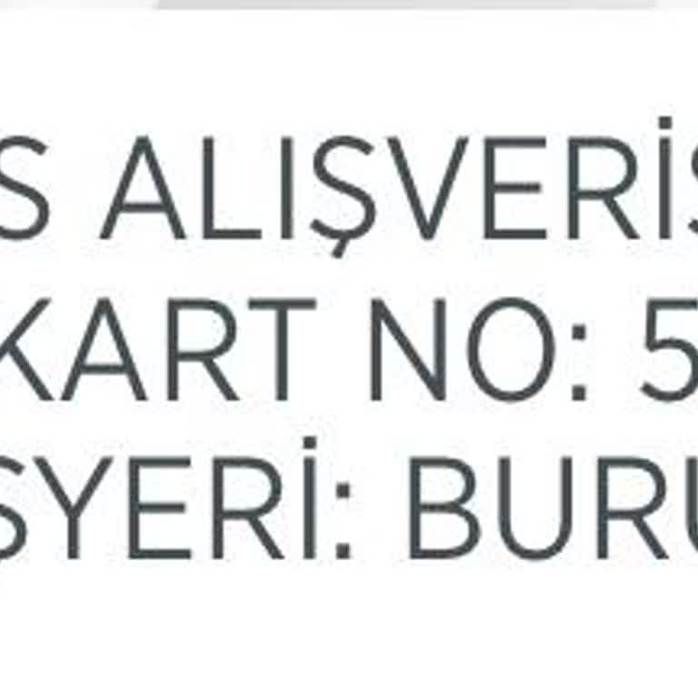 BURULAŞ İnternet Sitesinden Ödeme Yaptım Paramı Yatırmadılar