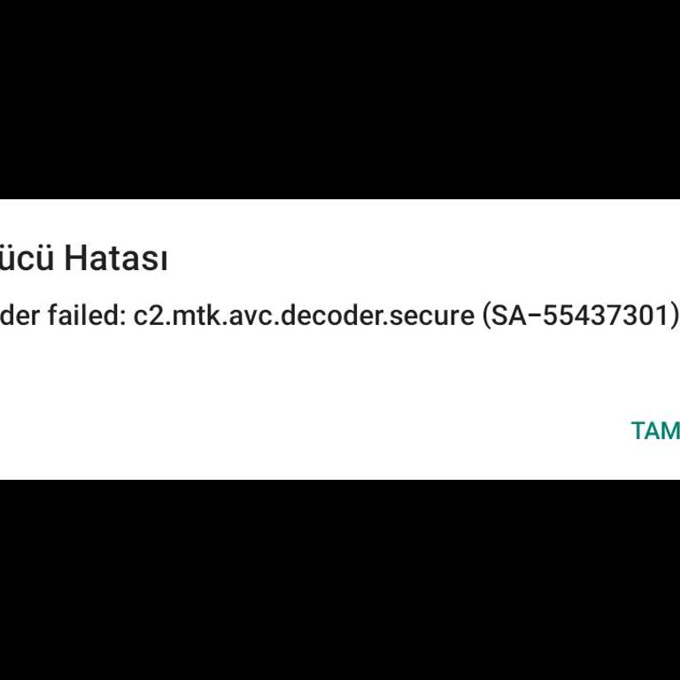 TOD Tv Çözücü Hatası Sorunu