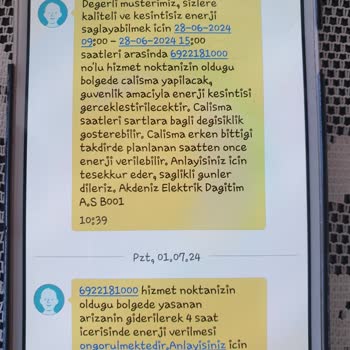 Akdeniz Elektrik Dağıtım Enerji Ve Tabii Kaynaklar Bakanlığına