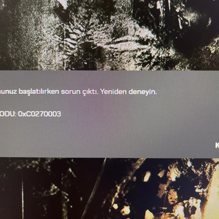Geforce Now Oyuna Giriş Problemi 0xC0270003. Oturum Hatası
