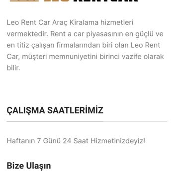 Leo Rent Car Tarafından Mağdur Edildim
