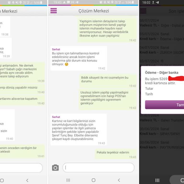 Enpara Sanal Kart İle Yapılan Usulsüz İşlem Hakkında