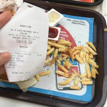 Burger King'te Hayal Kırıklığı: Sert Patates Ve Asidi Kaçmış Kola
