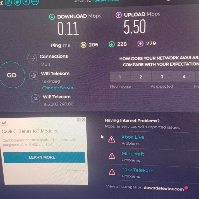 Wifi Telekom (Çorlu) Çözüm Bekliyorum Lütfen