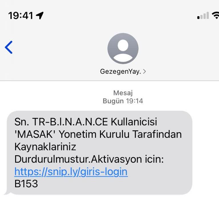 Biance Konulu Mesaj