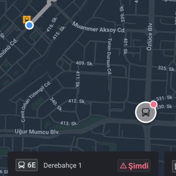 BURULAŞ 6E Otobüsünün Kafasına Göre Güzergahı Dışına Çıkarak Durağa Gelmedi