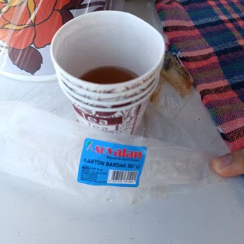 Soyalan Akıtan Kağıt Bardaklar