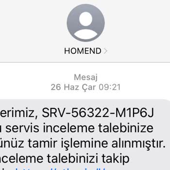 Homend Arızalı Ürünü Değiştirmedi Ve Tamir Ettiği Ürünü De Yollamıyor