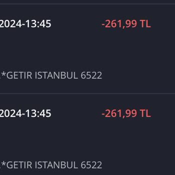 Getir İptal Edilen Ve Alınmayan Bir Siparişin Parasının İade Edilmemesi