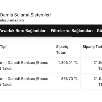 Kalitek Damla Sulama Sistemleri Ne Ürünü Yolluyorlar Ne De Parayı!