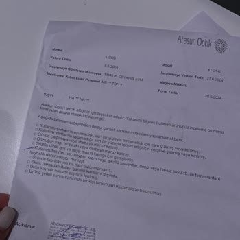 Atasun Optik'ten Aldığım 1 Haftalık Rayban Gözlüğün Kaplaması Attı