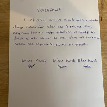 Vodafone Hattım Pasif Konumda Yapılmıyor