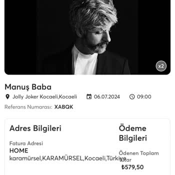 Biletix Jolly Joker Kocaeli Saat Yanlışı