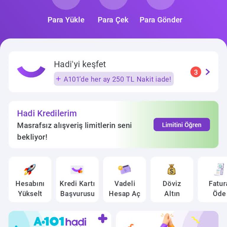 Hadi - TOMBANK Hadi Kartıma Para Yükleyemiyorum