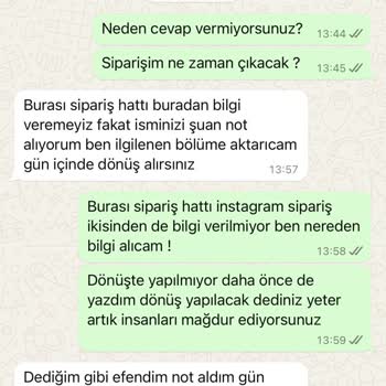 By Merve Kaya Eksik Gönderilen Sipariş Ve Uzun Bekleme Süresi