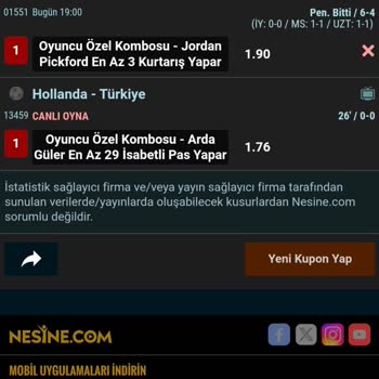 Nesine Tutan Kuponumu Vermediler. Ne Yazacağım Bilmiyorum.