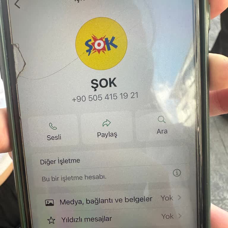 Şok Marketler 0505 415 19 21 Numaralı Şok Çalışanı