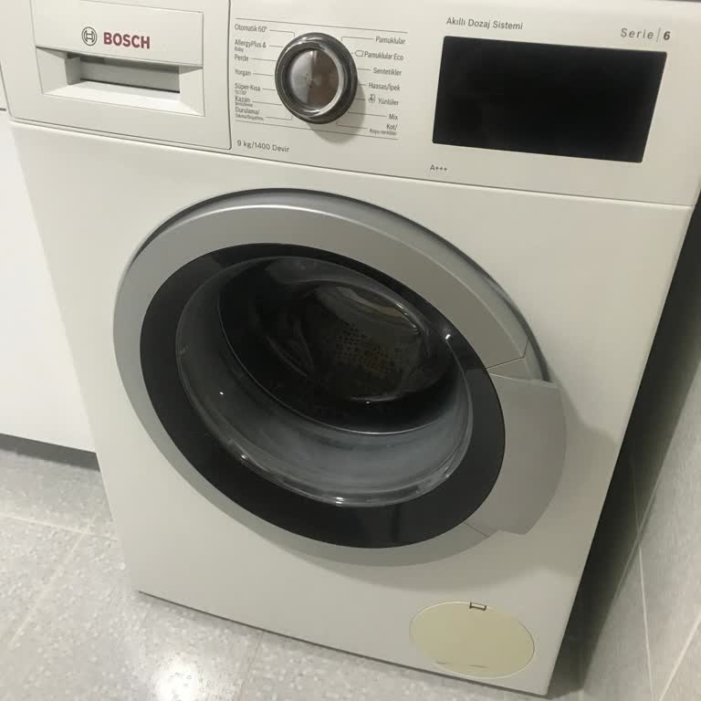 Bosch Çamaşır Makinesi Hataları Ve Yumuşatıcı Sorunu