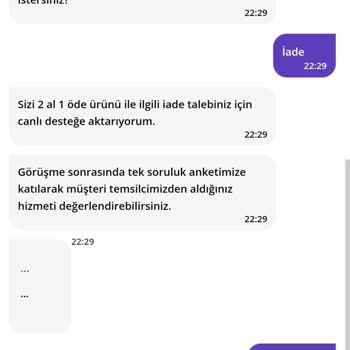 Getir Yemek İade Sorunu