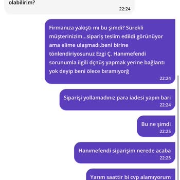 Getir Büyük Sipariş Teslim Edilmediği Halde Edildi Notu Düşüldü