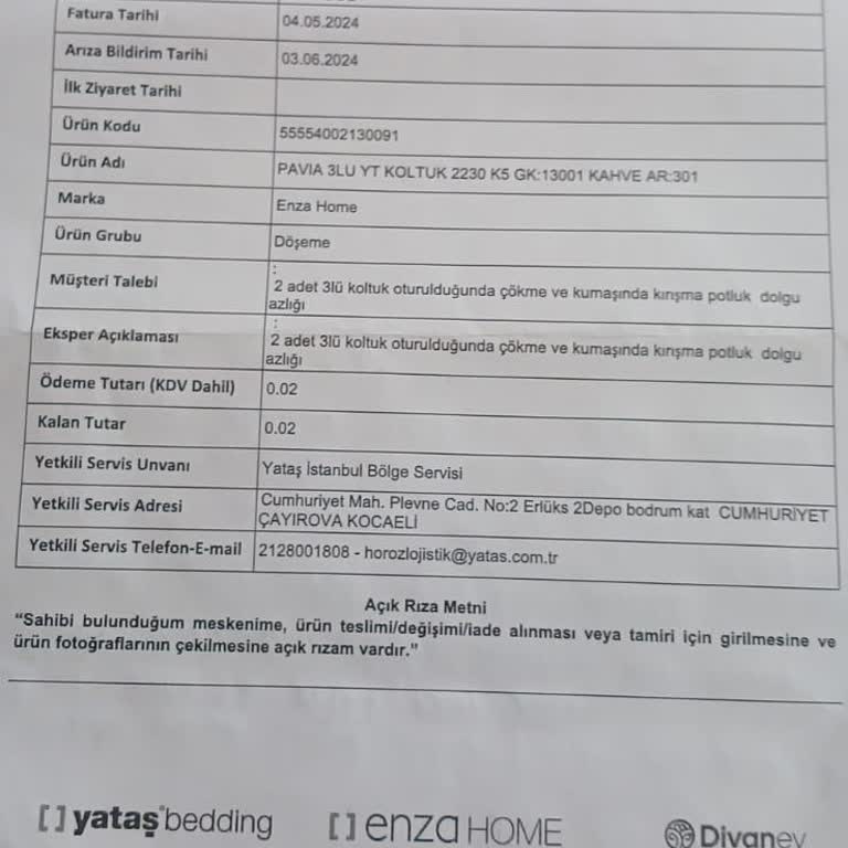 Enza Home Tamir Surecini Başlatmıyor, Bizi Oyalıyor