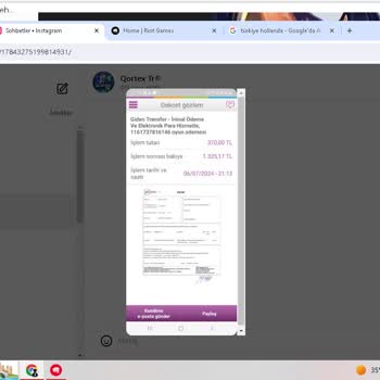 Qortex_tr (Instagram) Paramı Geri İstiyorum