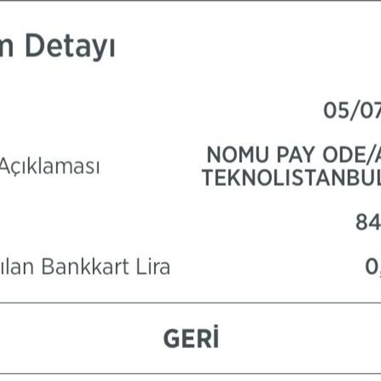 Nomu Pay Öde