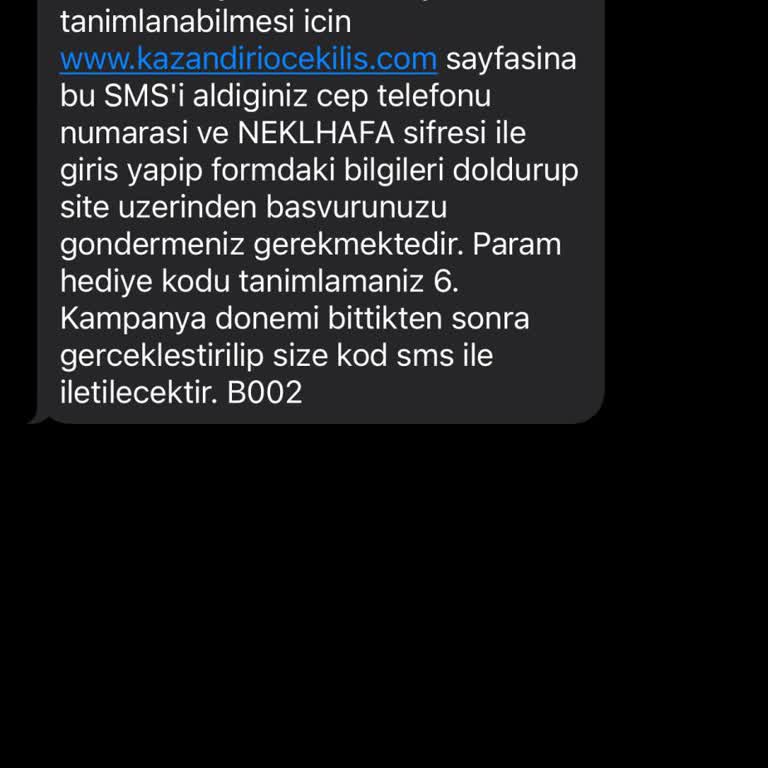 KazandıRio Kazandirio 5. Dönem Param Hediye Kazandım Ama Bilgi Yok