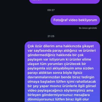 Bebek.kalitesi (Instagram) Online Alışverişte Yaşanan İletişim Sorunları Ve Sipariş Engeli