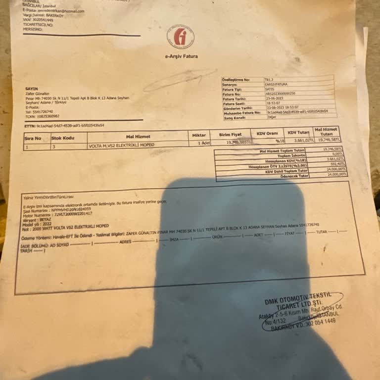 Volta Garantisi Var Batarya Bozuk