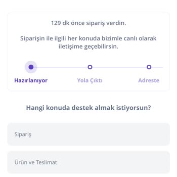 Getir Teslim Edilmeyen Sipariş