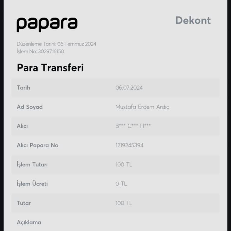 Jojobet Papara'dan Yatırılan Paranın Hesaba Geçirilmemesi