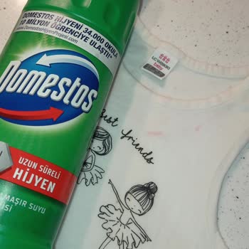 Domestos Pembe Leke Bırakıyor