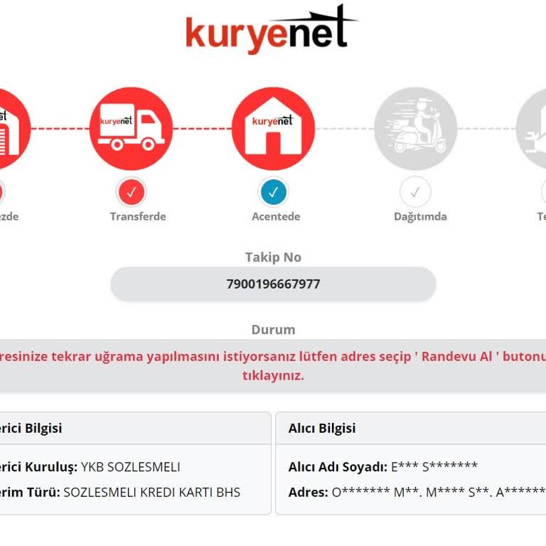Kuryenet Teslimat Sorunu Teslim Edilmiyor