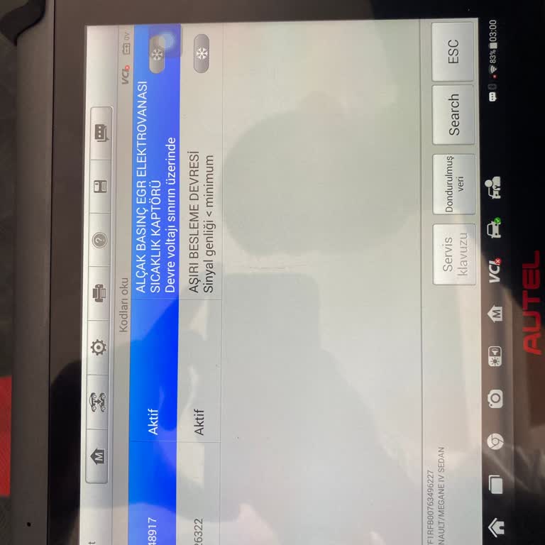 Renault Megane 4 Enjeksiyon Gaz Kesme