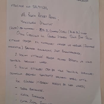 MC Beach Resort Hotel Tatilbudur Ve Mc Beach Park Resort Bizi Mağdur Etti.
