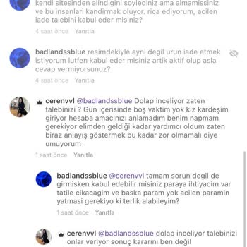 Dolap Uygulaması Makul Olmayan İade Reddi