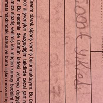 Ergül Mobilya'dan İptal Edilemeyen Sipariş Ve Kesinti Sorunu