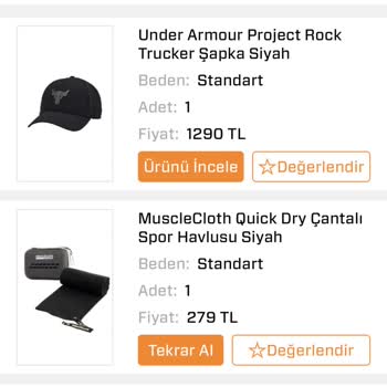 Fitmoda Eksik Ve Farklı Ürün.