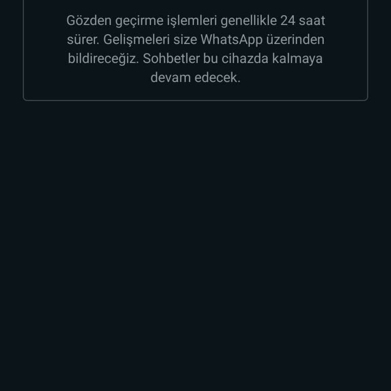 WhatsApp Hesabımı Kapattı