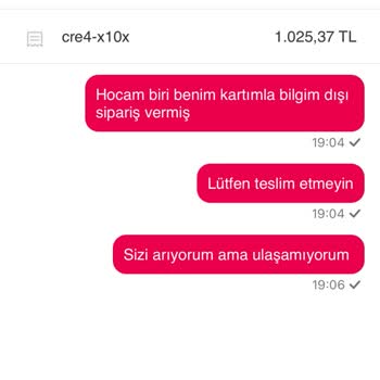 Yemeksepeti Bilgim Dışı Sipariş İçin Hiçbir Şey Yapmadı