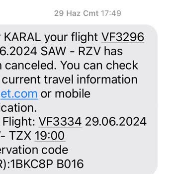 AJet (Anadolu Jet) Uçuş İptali Ve Bavul Kaybı İle Mağduriyet Yaşadım