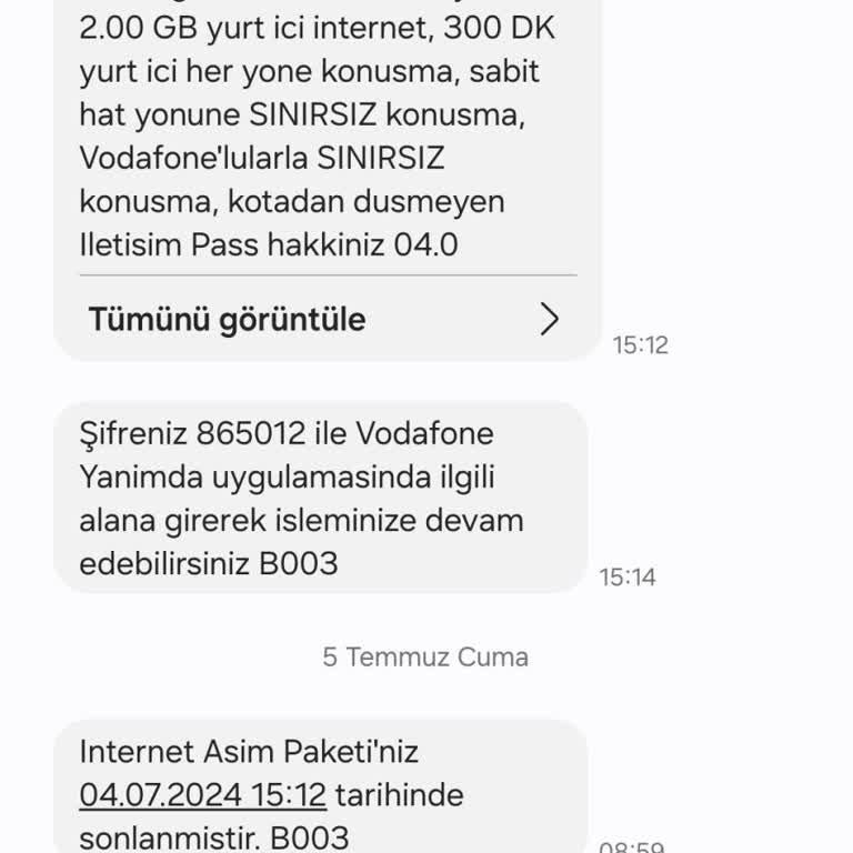 Vodafone Müşteri Hizmetleri Yaptığı Hata