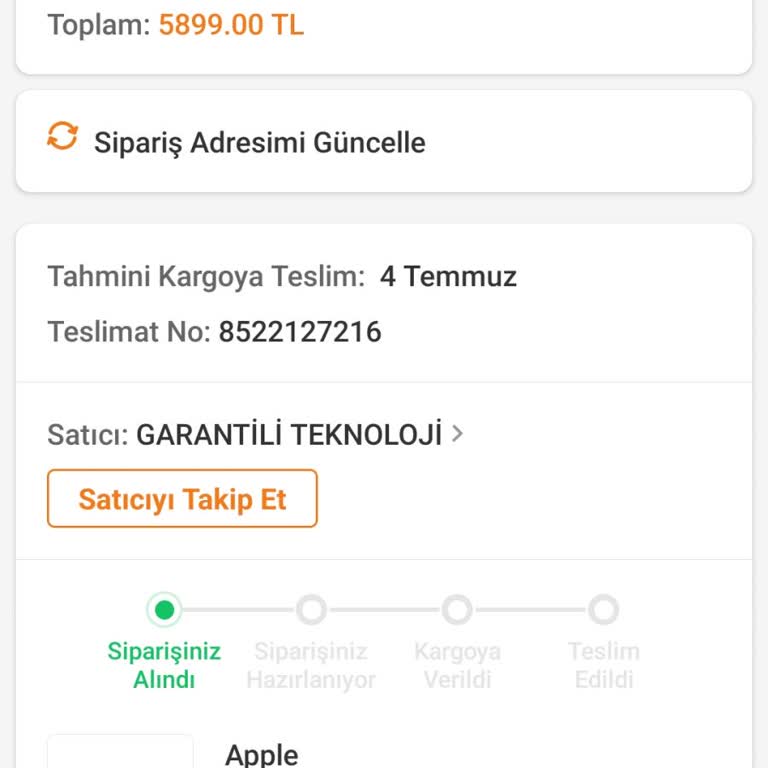 Trendyol Kargolama Gecikmesi Sebebi