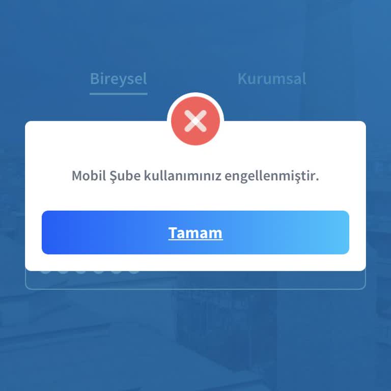 Halkbank Mobil Bankacılık Engellendi