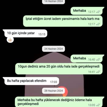 Ayakkabicaddem - Trend34cadde Ücret İadesi 3 Haftadır Yapılmıyor