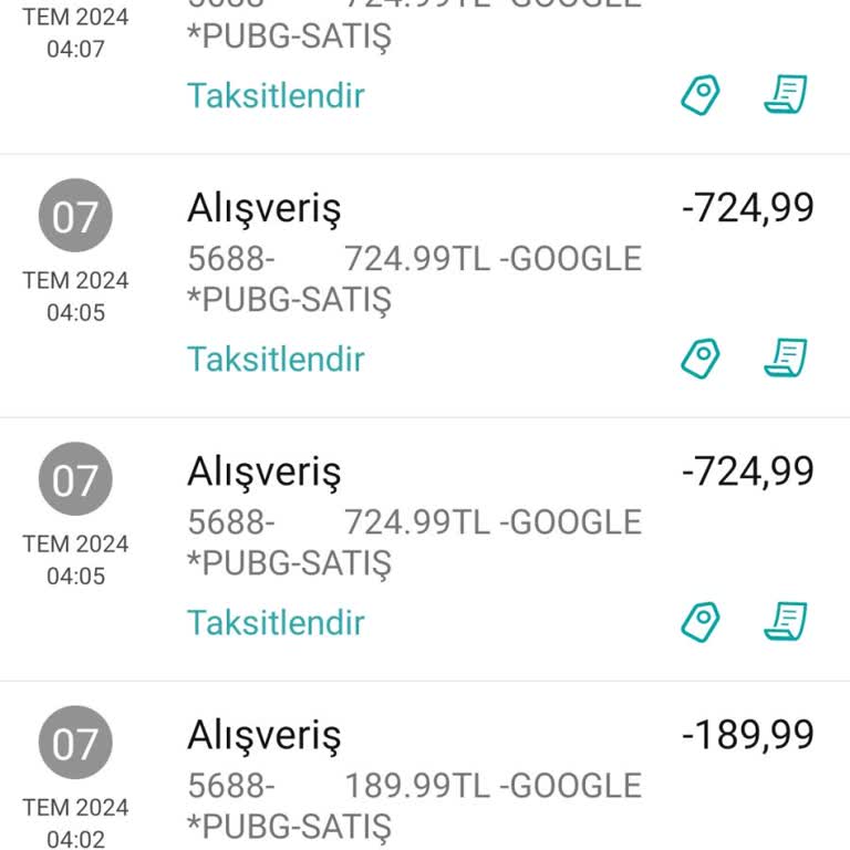 PUBG (Pubgmobile.com) Para Geri İade Etmenizi İsti Yorum M